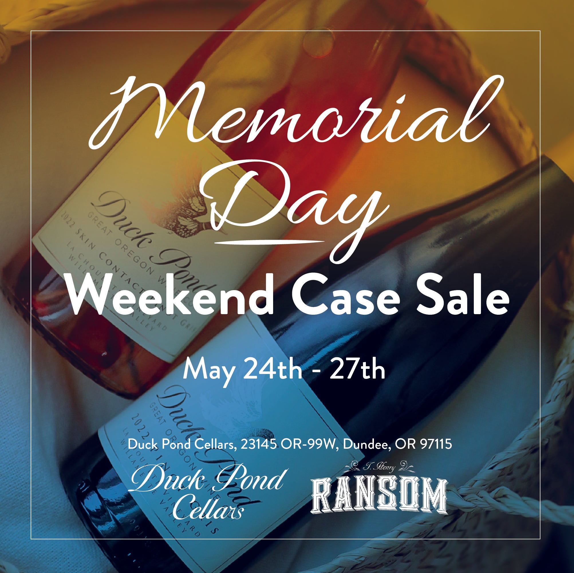 Memorial Day Case Sale