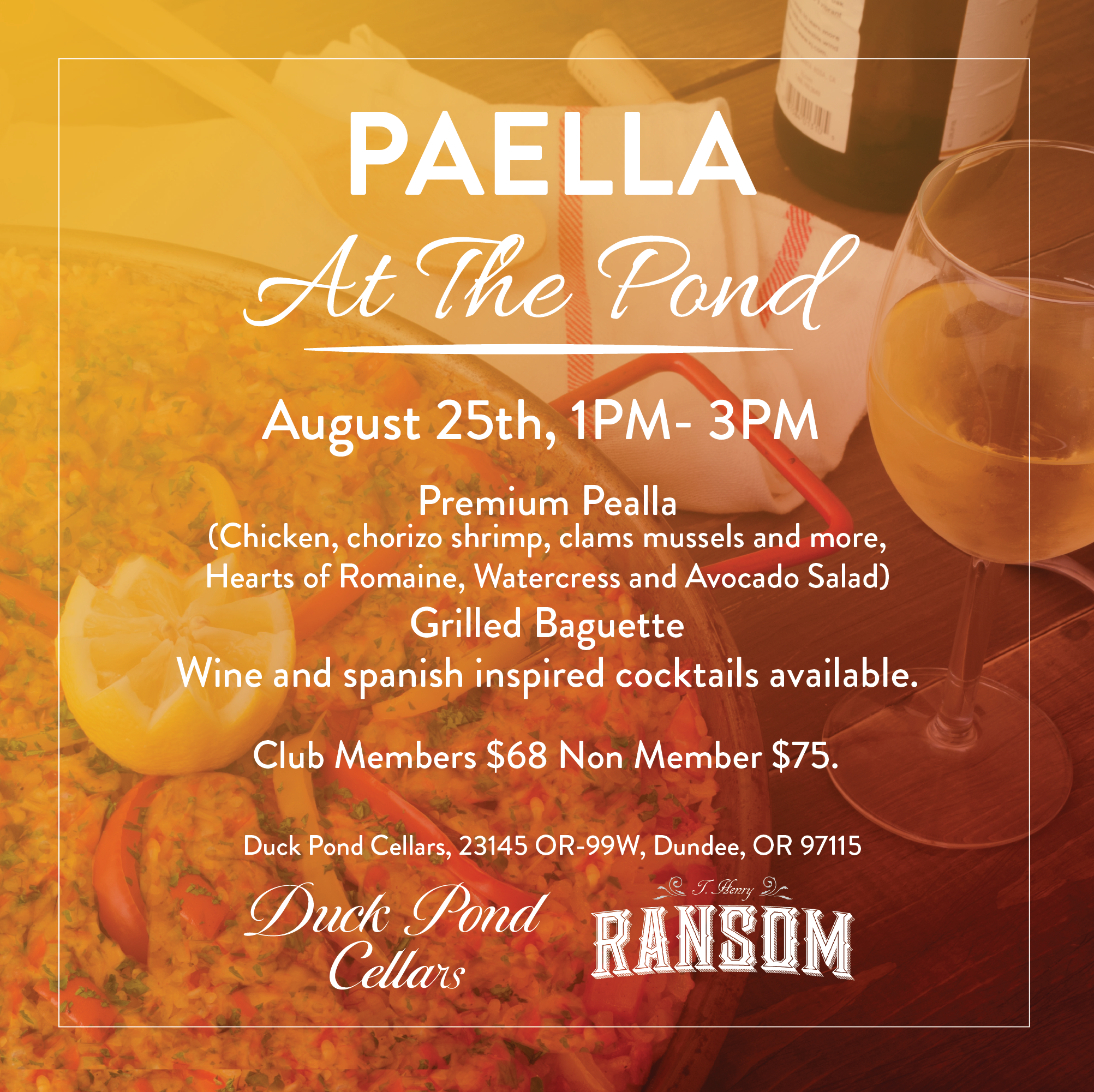 Paella and Pairings