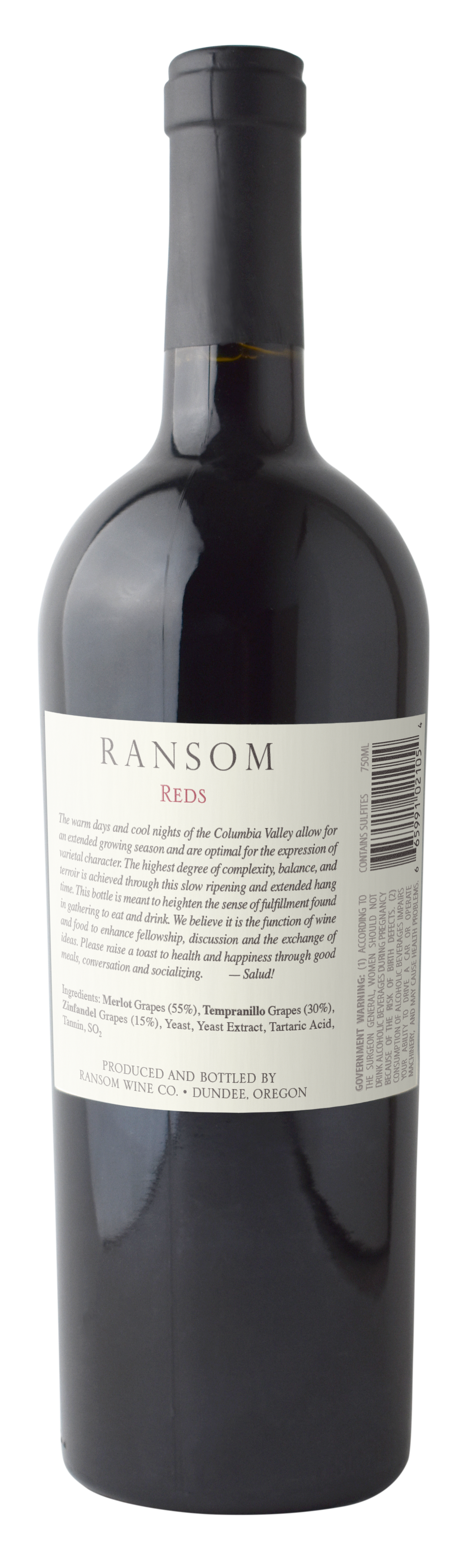 2021 Ransom  Reds Blend Columbia Valley