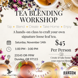 Tea Blending Workshop